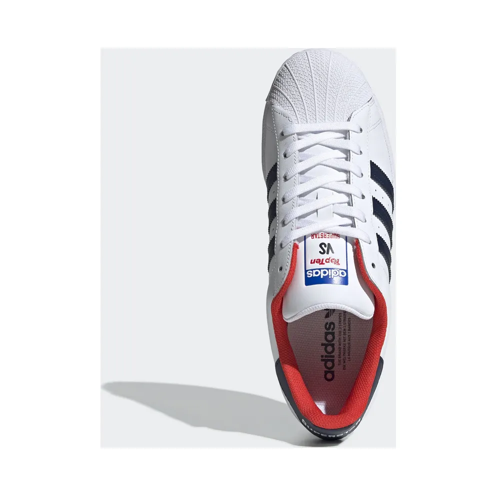 adidas Superstar Top Ten Cloud White/Collegiate Navy/Red (FV8270)