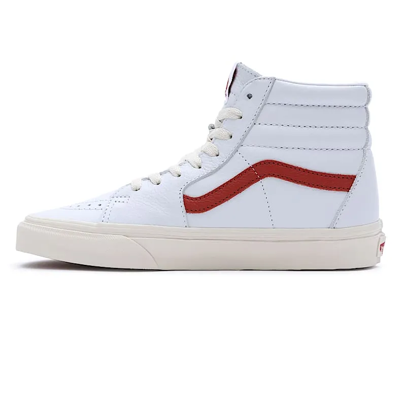 Vans Vintage Pop Sk8-hi Red – “White” (VN0007NSRED)