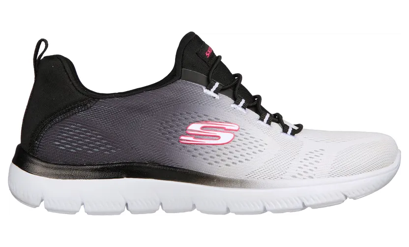 Skechers Summits – Bright Charmer – Zwart / Wit – “Zwart” (149536 BKW)