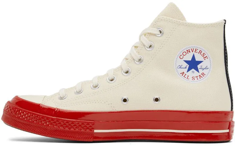 Comme des Garçons Play Off-White Converse Edition Chuck 70 High-Top (P1K124)