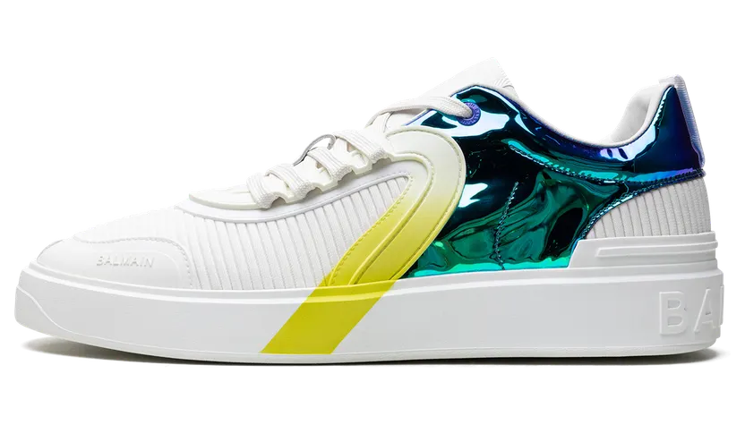 Balmain B Court Trainer Low “Volt Blue” (YM0VI292TMMP)