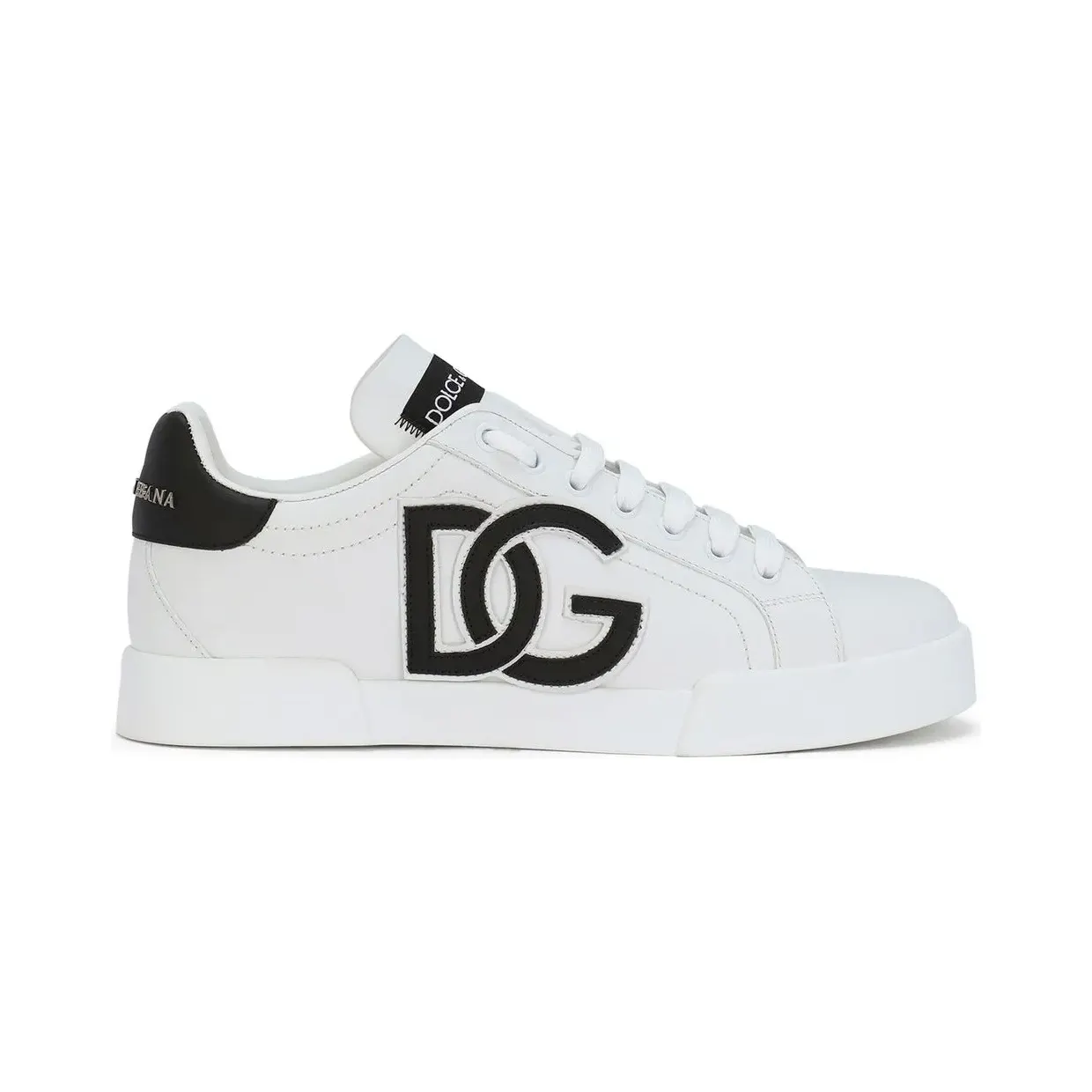 Dolce & Gabbana Dolce & Gabbana Portofino leren met logo label “White” (CK1545AC330)