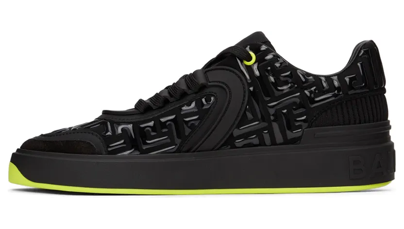 Balmain Black Skate Low Sneakers (XM1VI292TSNL) (3)