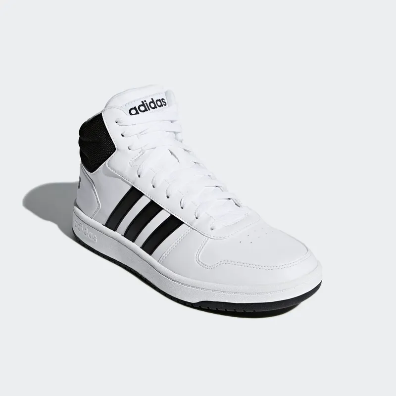 Adidas Neo Hoops 2.0 Mid ‘White Black’ Cloud White/Core Black/Core Black (BB7208)