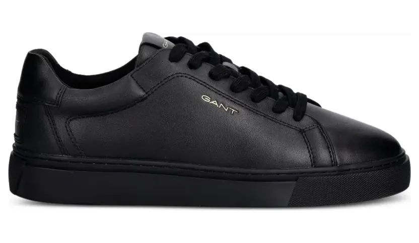 Gant logo-print leather sneakers – Zwart (33631390G021)