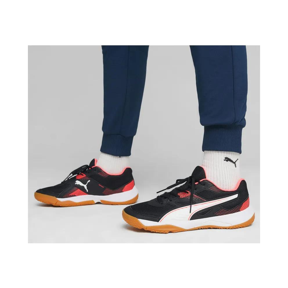 Puma Solarflash II indoorsportschoenen White/Pink/Black (106882-06)