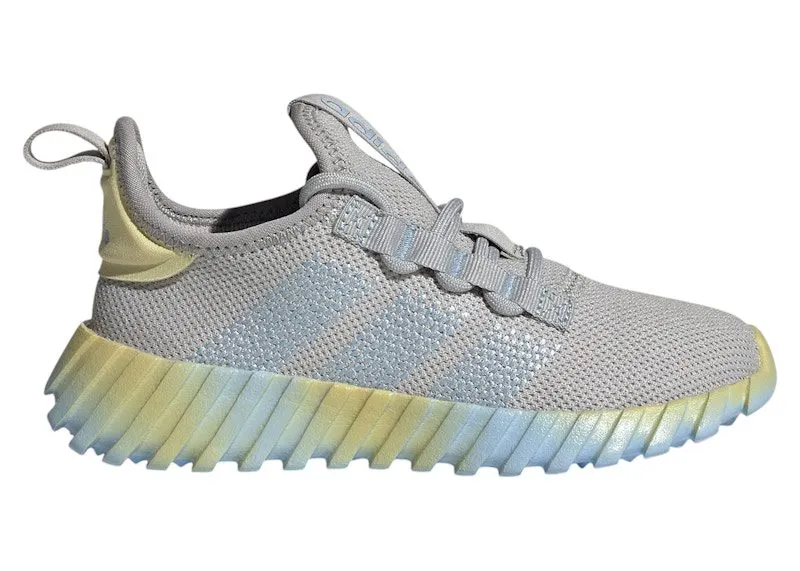 adidas Kaptir Flow Grey Two Glow Blue Powder Yellow (JR0428)