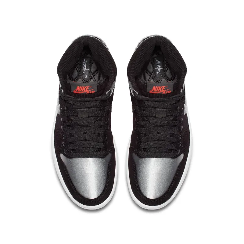 Jordan 1 Retro High Aleali May Shadow (GS) Black/Shadow Grey-White (AQ9710-062)
