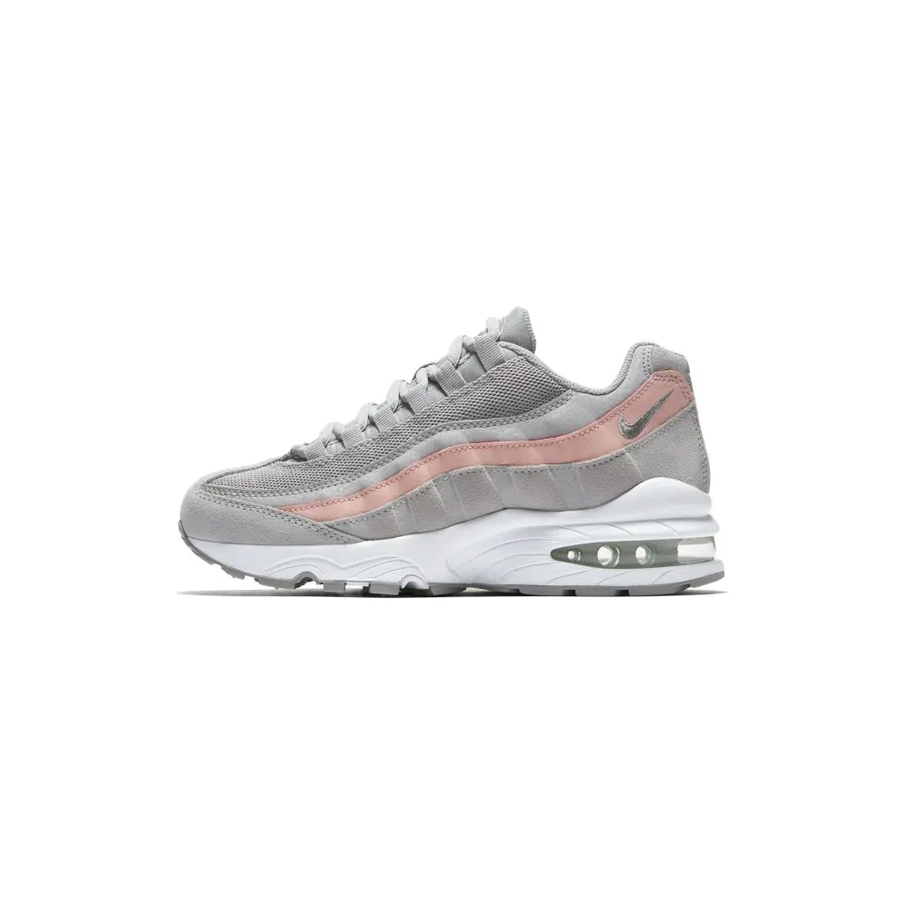 Nike Air Max 95 Atmosphere Grey Bleached Coral (GS) “Atmosphere Grey / Bleached Coral / White” (310830-011)