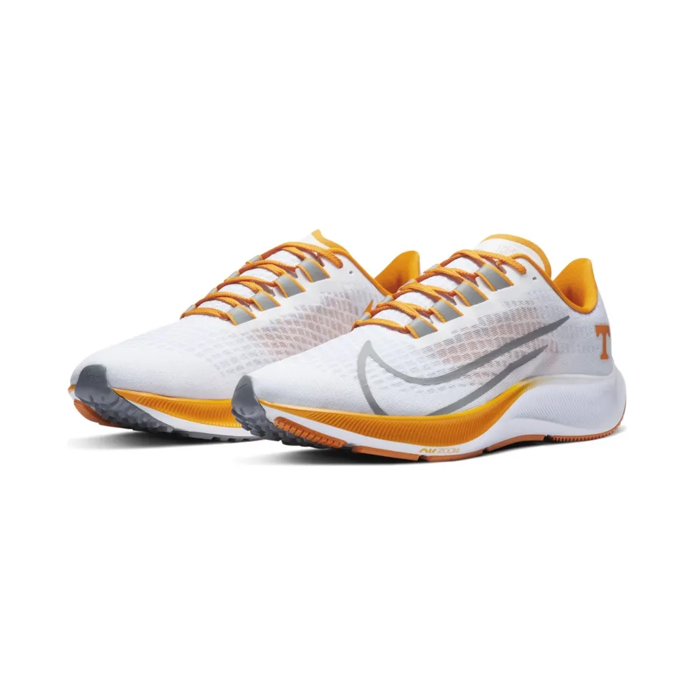Nike Air Zoom Pegasus 37 Tennessee White/Pure Platinum-Bright Ceramic-Dark Steel Grey (CZ5393-100)