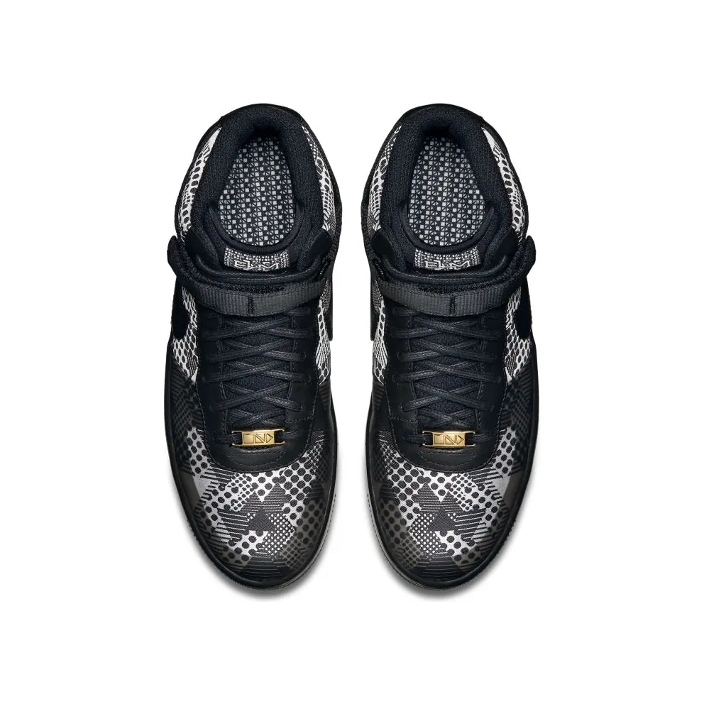 Nike Air Force 1 Ultraforce Black History Month 2015 (W) Black/Black-White (717464-001)