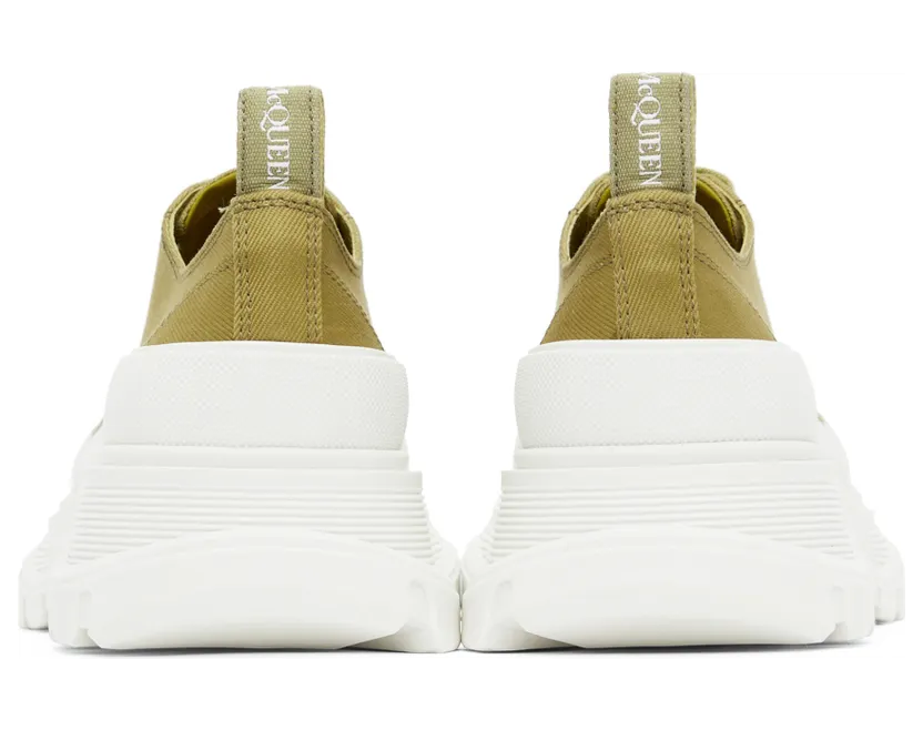 Alexander McQueen White & Pink Tread Slick Sneakers (697072W4U31) (2)