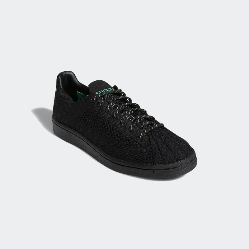 adidas Pharrell Williams Primeknit Superstar Core Black / Core Black / Vivid Green (GX0195)
