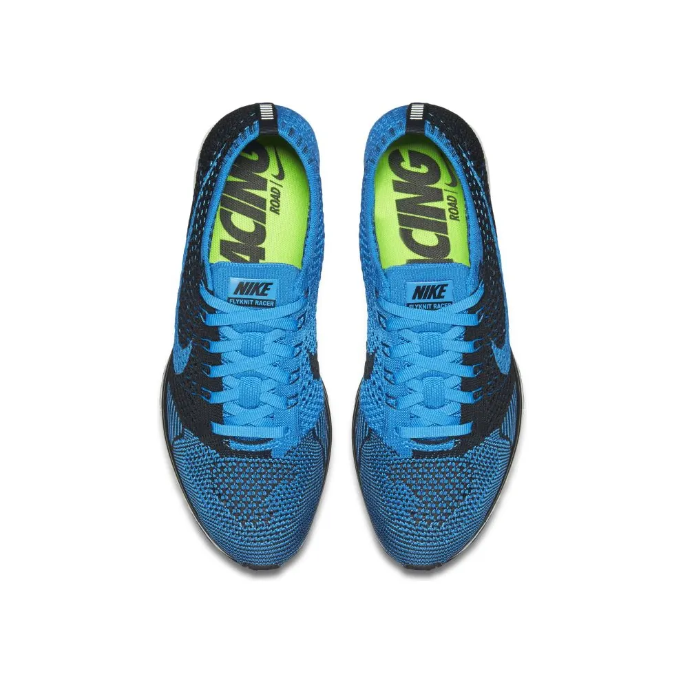 Nike Flyknit Racer Black Photo Blue Black/Photo Blue-White (526628-001)
