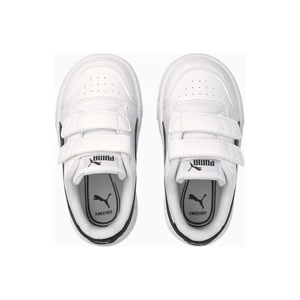 PUMA Shuffle V Babies’ White/Black/Gold (375690-02)