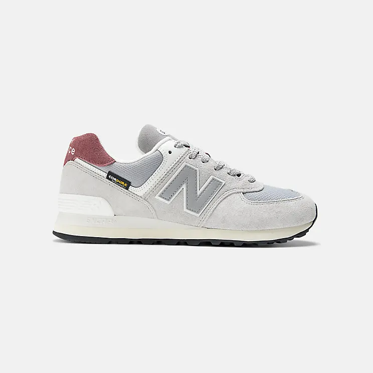 New Balance 574 Cordura Grey Brick Red (U574KBR)