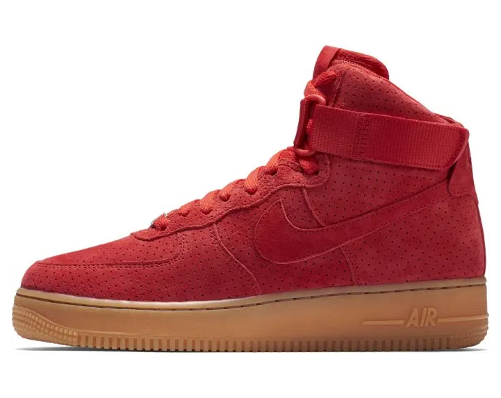 Nike Air Force 1 High Suede University Red Gum (W)