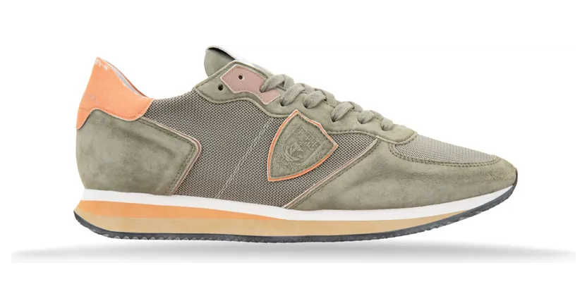Philippe Model Mondial “Olive/Coral” (TZLU WU03)