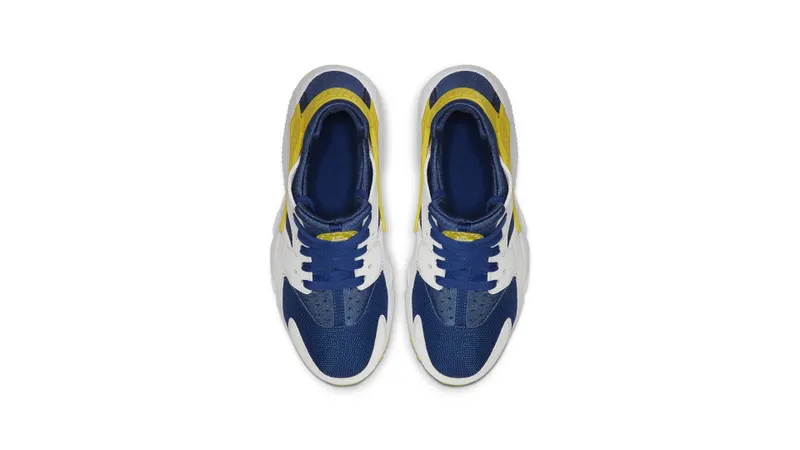 Nike Huarache Run Blue (GS) Igloo Blue/Opti Yellow (654275-418)
