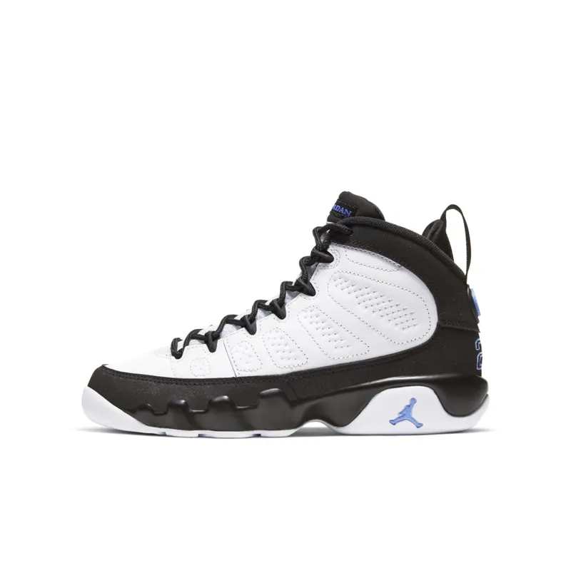 Jordan 9 Retro University Blue (GS) White/University Blue-Black (302359-140)
