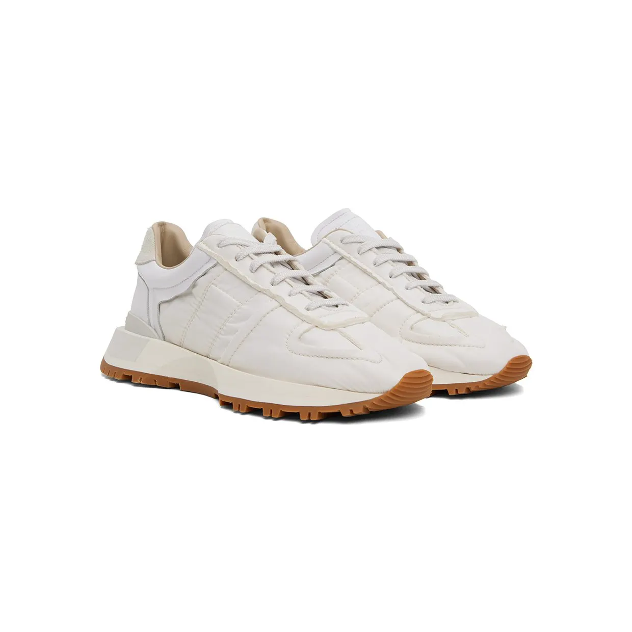 Maison Margiela White Evolution Runner T1003 White (S58WS0213 P4341) (4)