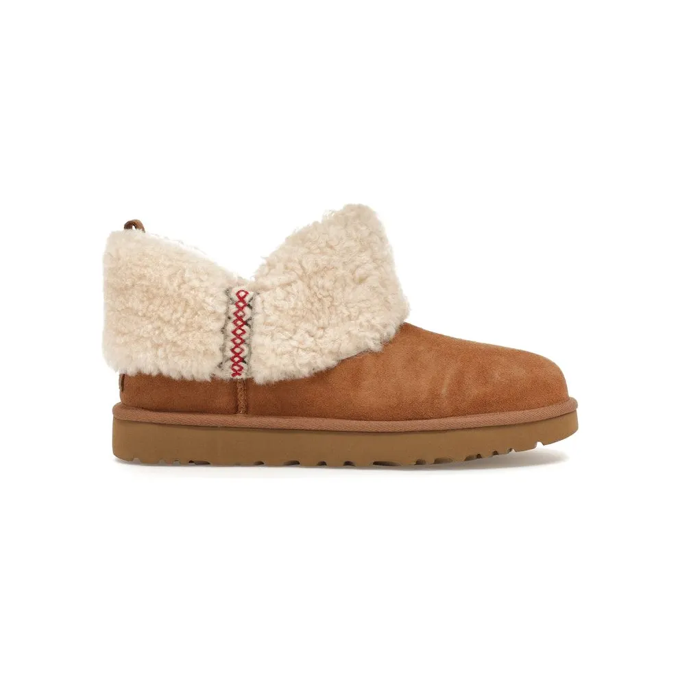 UGG Classic Ultra Mini Boot Heritage Braid Chestnut (1151750-CHE)