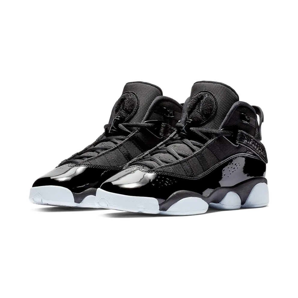 Jordan 6 Rings Black White (GS) Black/Black-White (323419-011)