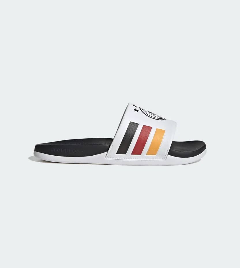 Adidas adilette Comfort 2.0 Duitsland Badslippers Cloud White / Core Black / Collegiate Gold (HQ2527)