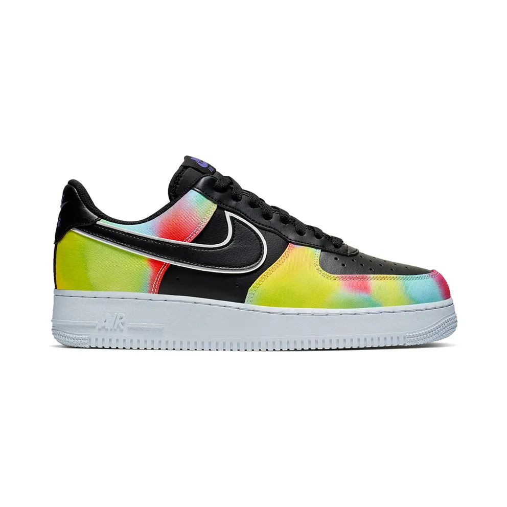 Nike Air Force 1 Low Tie-Dye Black Black/Multi-Color (CK0840-001)