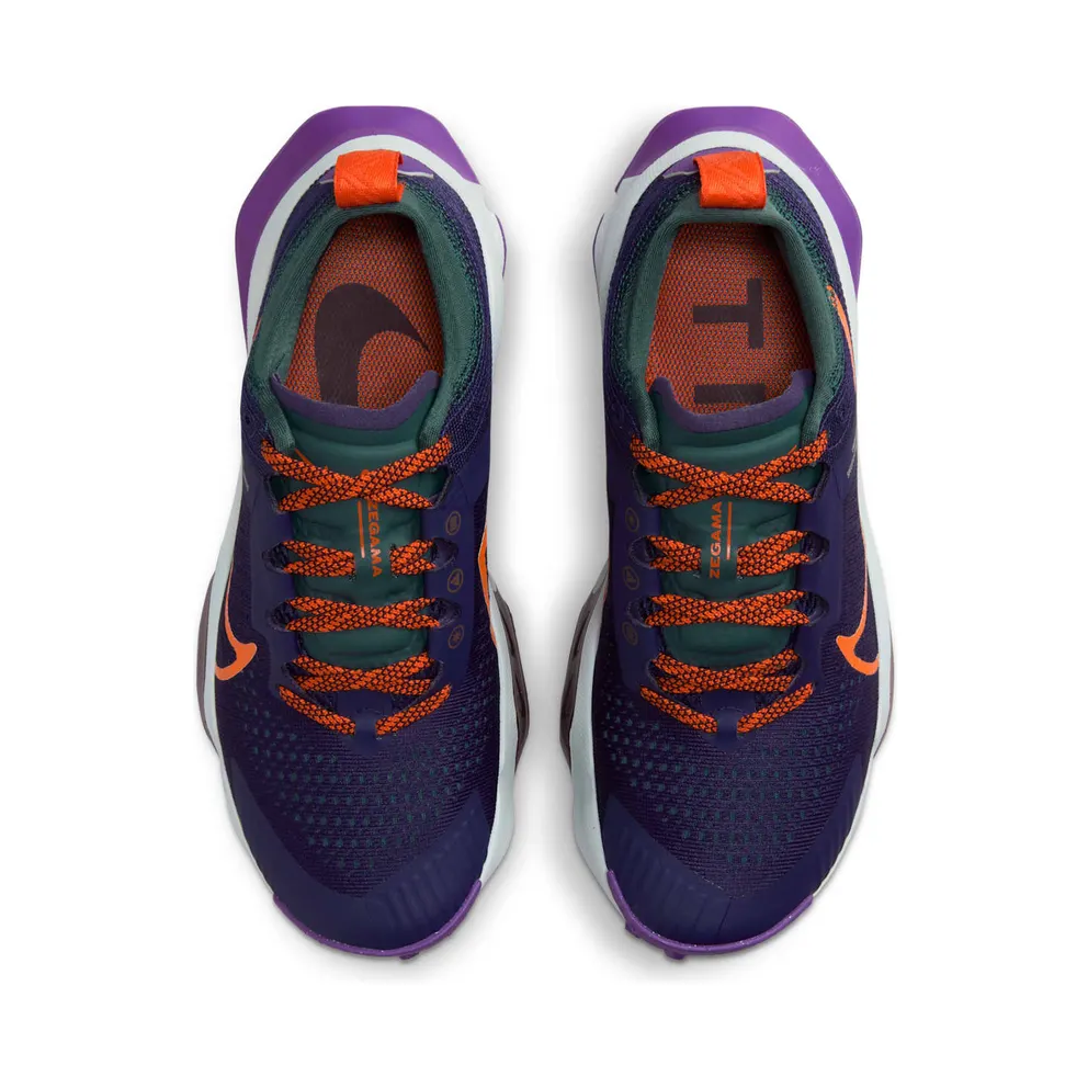 Nike ZoomX Zegama Purple Ink Deep Jungle Purple Cosmos Safety Orange (DH0625-500)