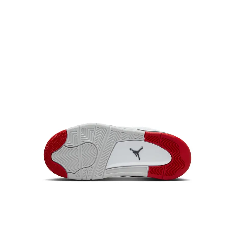 Jordan 4 RM White Black Neutral Grey Varsity Red (FQ7936-102)