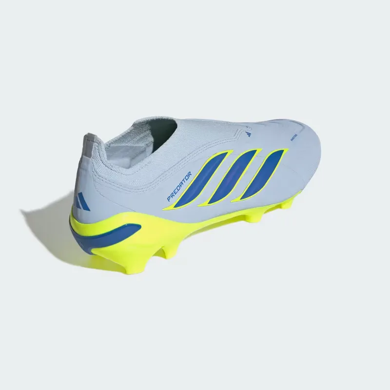 adidas Predator League Laceless Firm Ground Football Boots “Crystal Sky / Ray Blue / Team Solar Yellow 2” (JS2999)