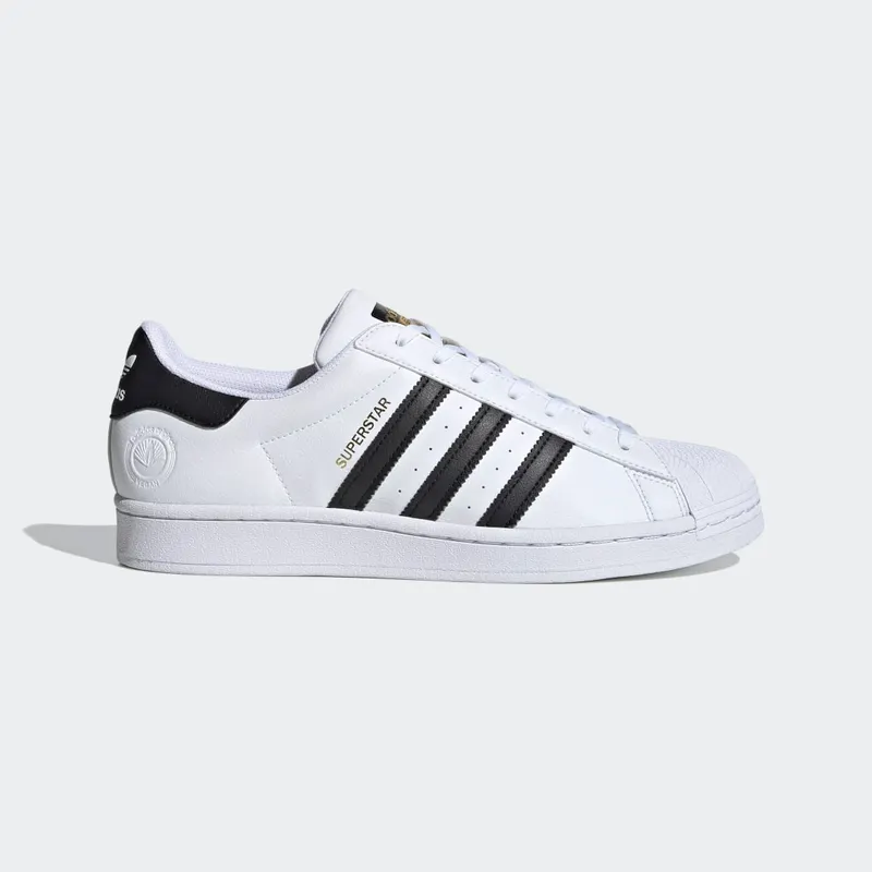Adidas Superstar Vegan Cloud White / Core Black / Green (FW2295)