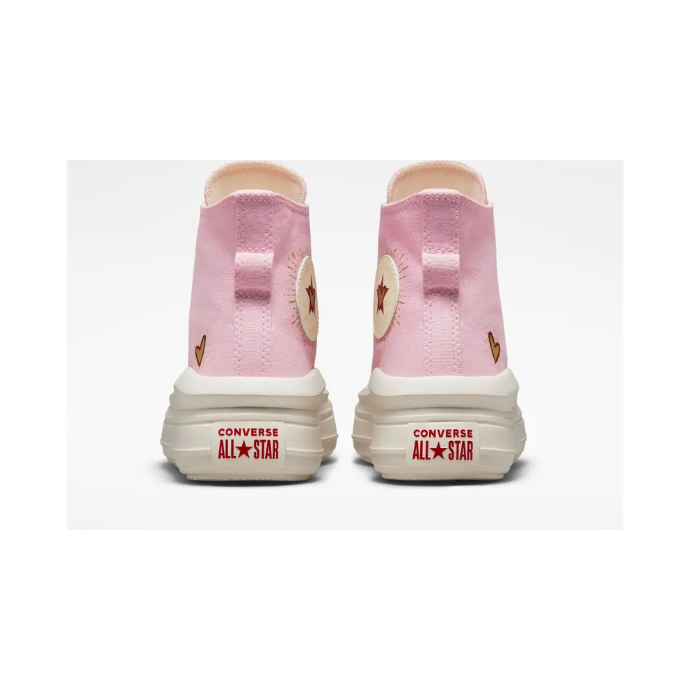 Converse Chuck Taylor All Star Move Platform Hearts Sunrise Pink/egret