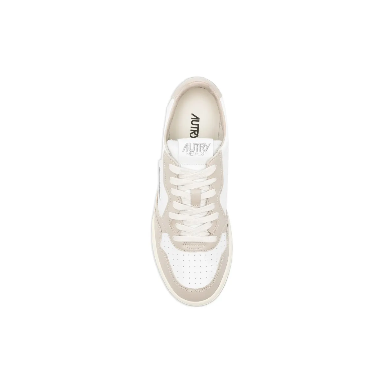 Autry Medalist Panelled Leather “White/Neutrals” (AULM WB67) (2)