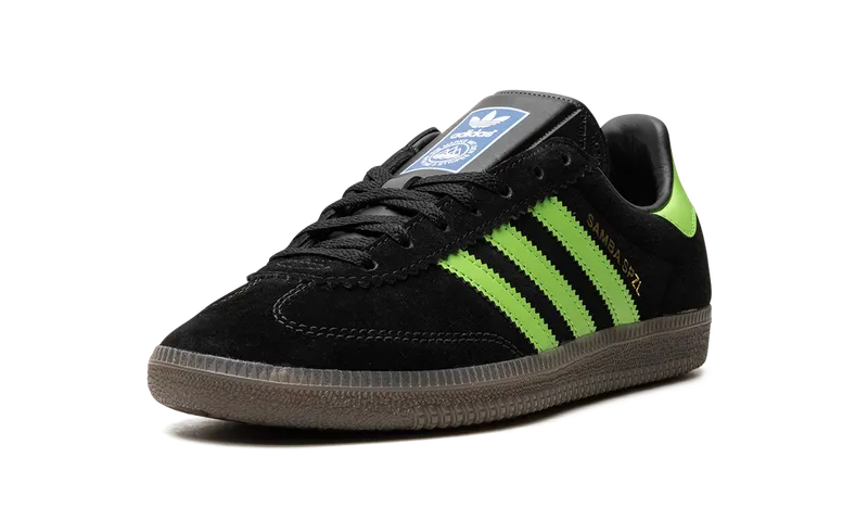 Adidas Samba Deco SPZL “Black / Lucid Lime” (IF5738)