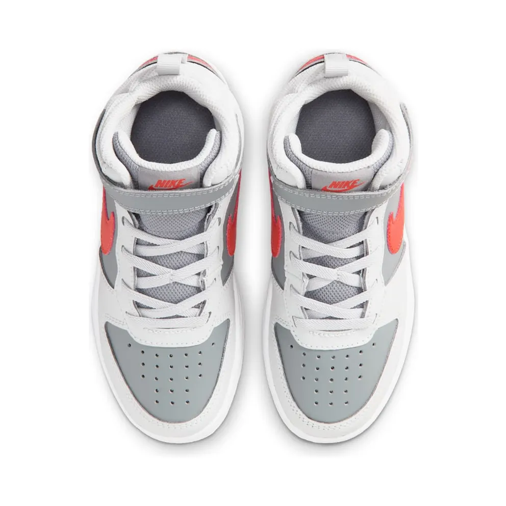 Nike Court Borough Mid 2 Smoke Grey Picante Red (CD7783-017)