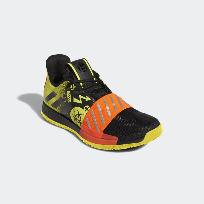 adidas  Harden Vol. 3 Radioactive (Yellow Sole) Core Black/Yellow/Solar Red (FV2592)