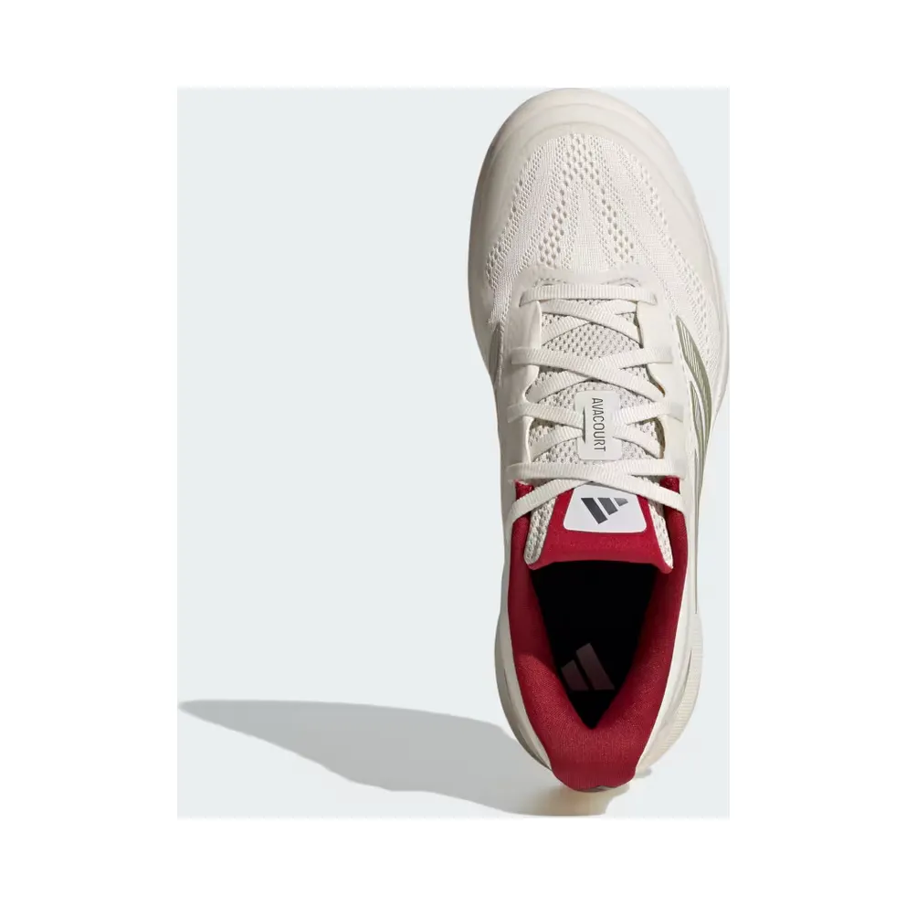 adidas Avacourt 3 Chalk Ice Gold Metallic Red (JS2560)
