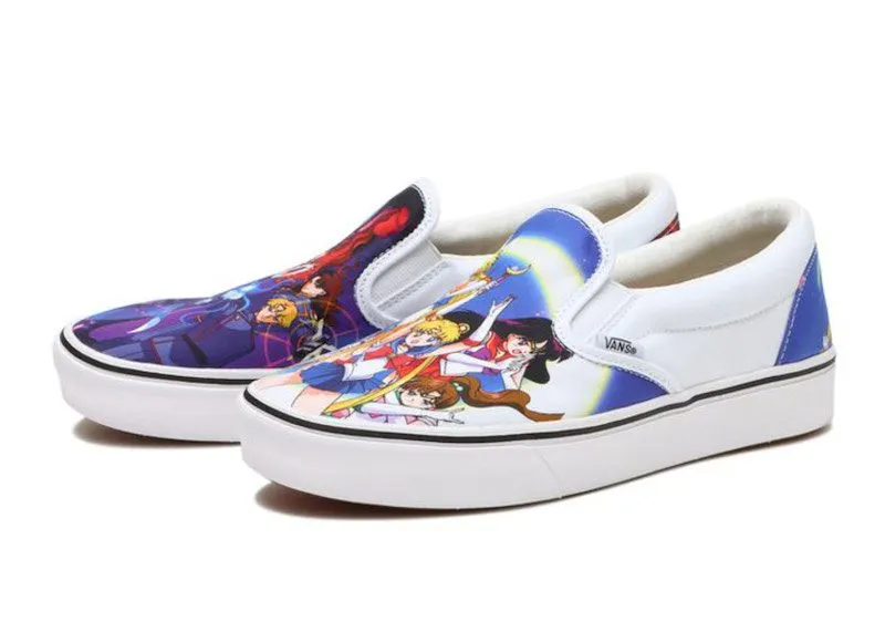 Vans Classic Slip-On Comfy Cush Pretty Guardian Sailor Moon (VN0A7TNM448)