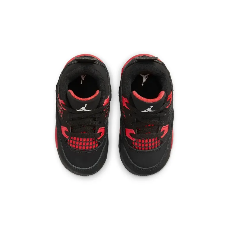 Air Jordan 4 Retro Red Thunder (TD) – “Black / Multi-color-multi-color-crimson” (BQ7670-016)