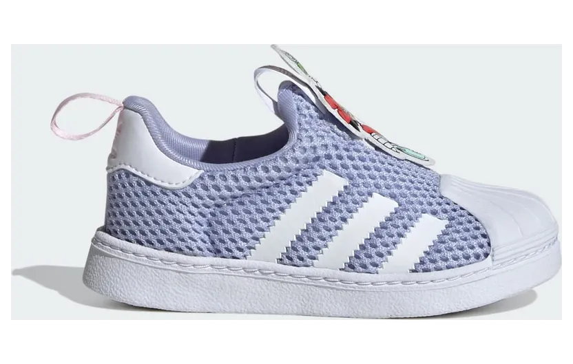 adidas Originals x Disney Mickey Superstar 360 Kids Violet Tone / Cloud White / Clear Pink (IE0682)
