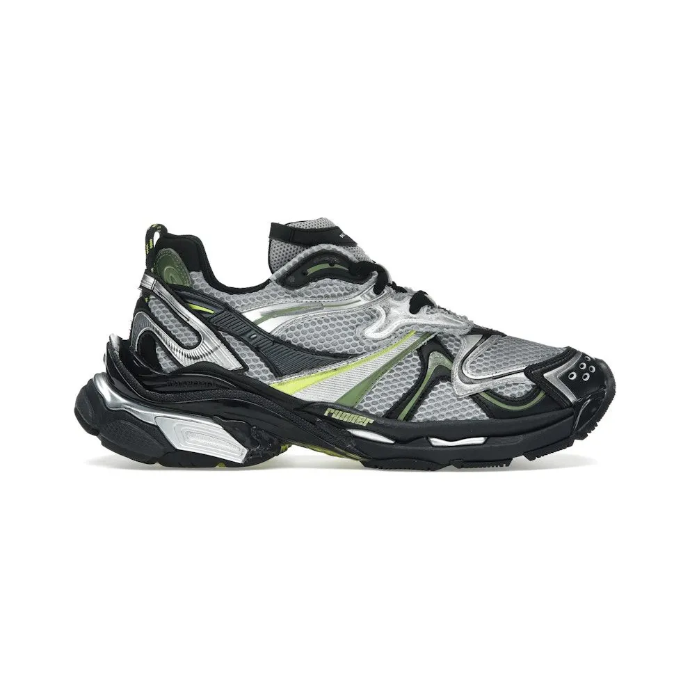 Balenciaga Runner 2.0 Worn-Out Silver Neon Yellow (779066 W3RXP 8137)