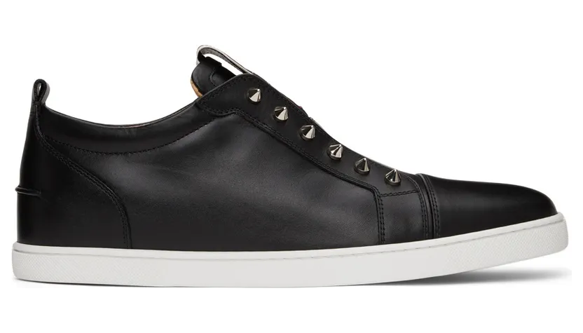 Christian Louboutin Black F.A.V Fique A Vontade Flat Sneakers (3200465)