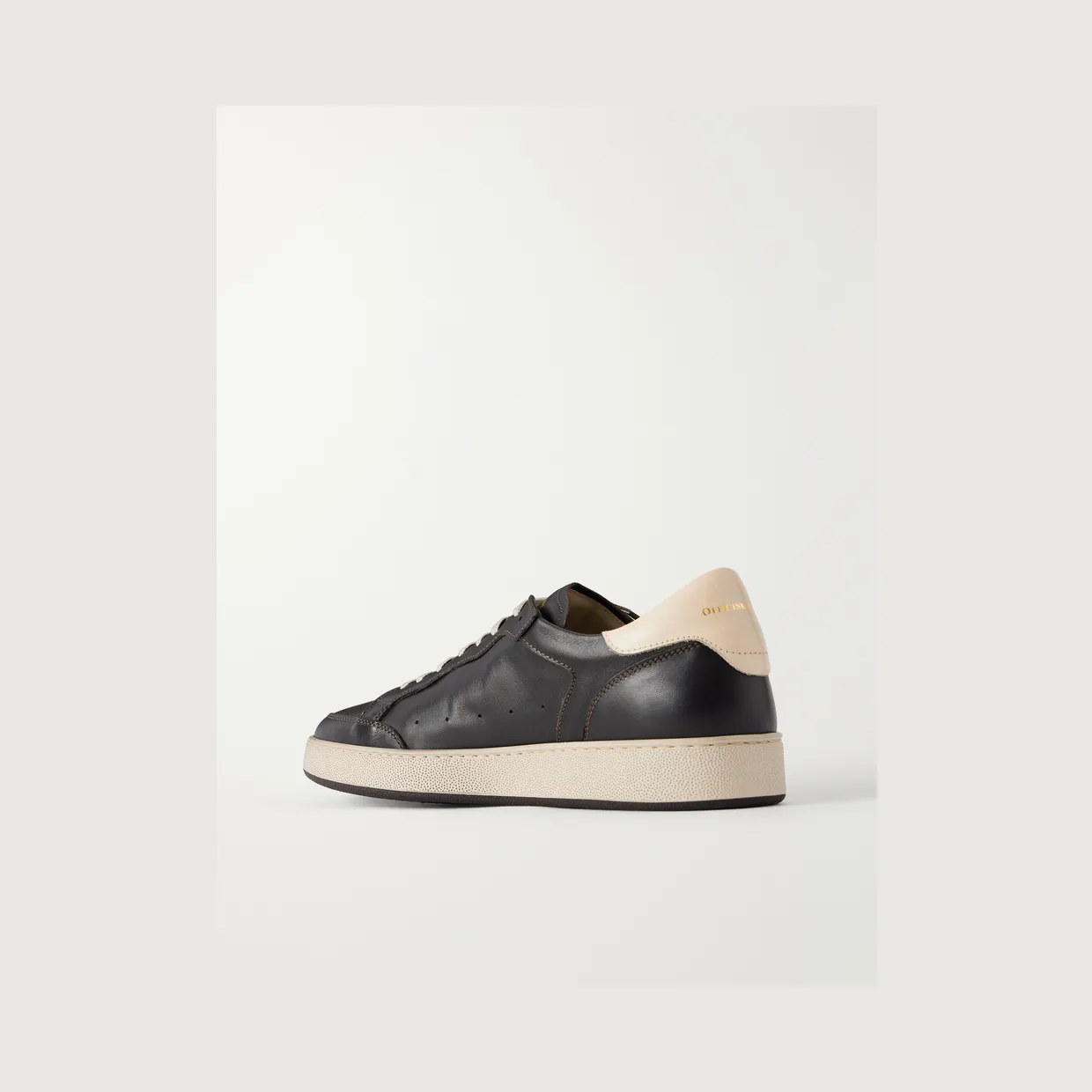Officine Creative The Answer 005 Leather Sneakers Brown (OCUANSW005-CVCOM00000SKIN6) (4)