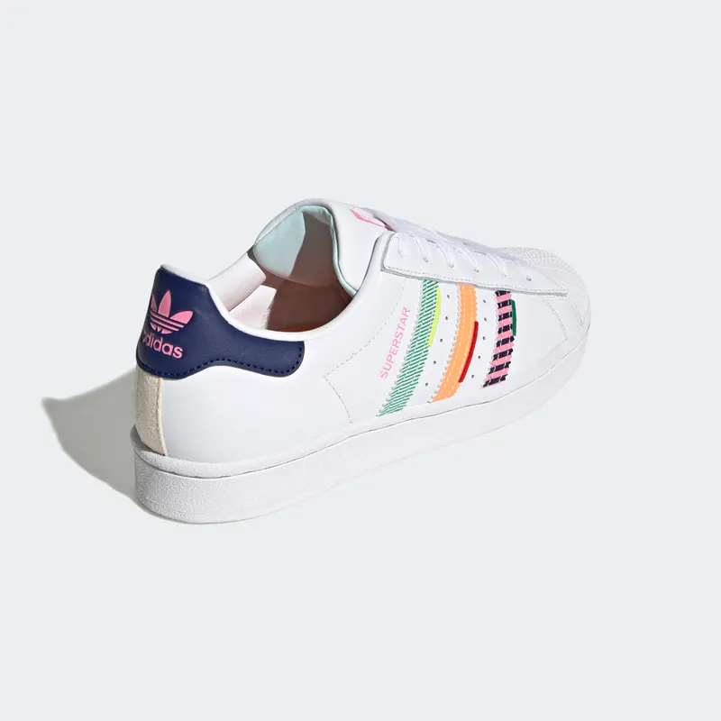 Adidas Superstar Cloud White / Night Sky / Green (GW9783)
