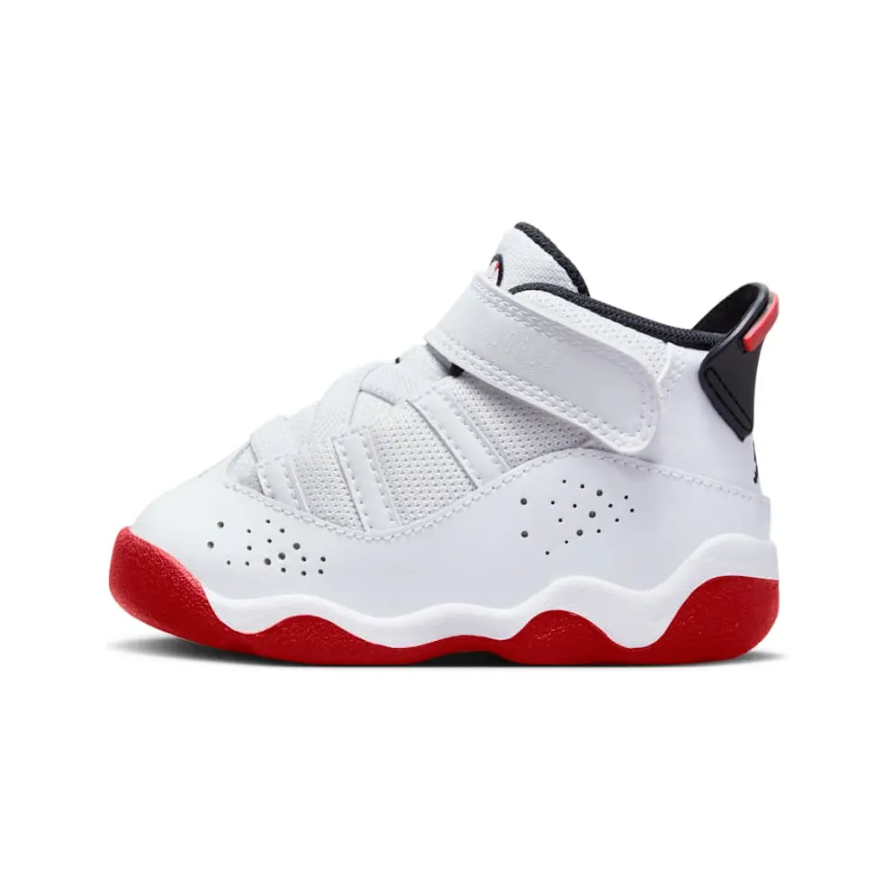Air Jordan 6 RINGS TD “WHITE UNIVERSITY RED” (323420-160)