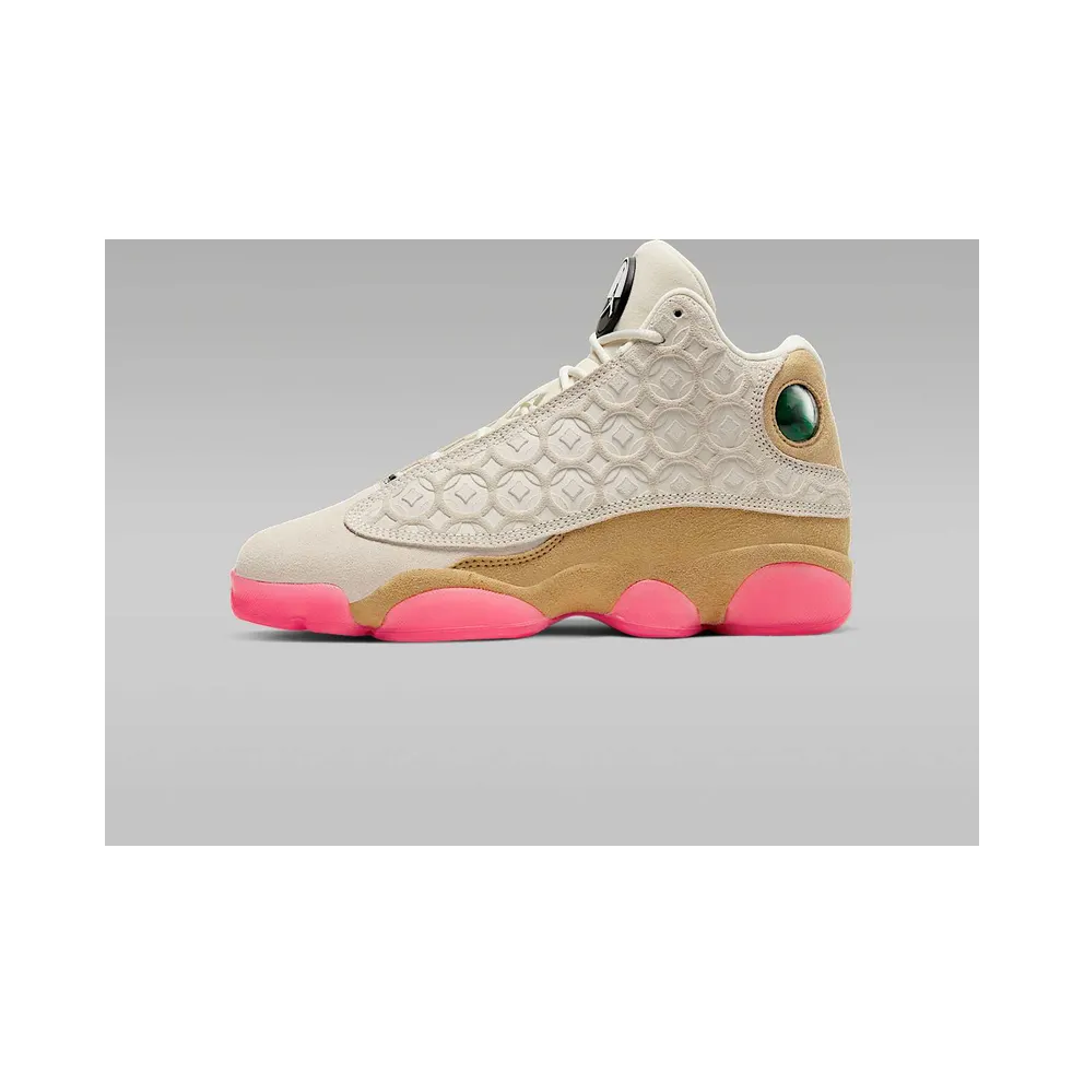 Jordan 13 Retro Chinese New Year 2020 (GS) Pale Ivory/Black-Digital Pink-Club Gold (CW4683-100)