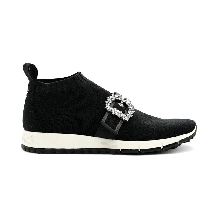 Jimmy Choo Knit Crystal Cheri Oakland Black Crystal (OAKLAND OKCB)
