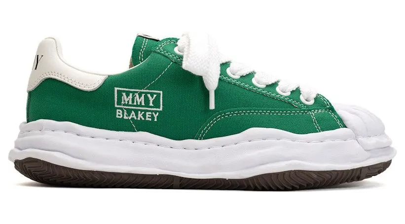 Maison Mihara Yasuhiro Blakey OG Sole Canvas Low Green (A08FW735-CLGRN)